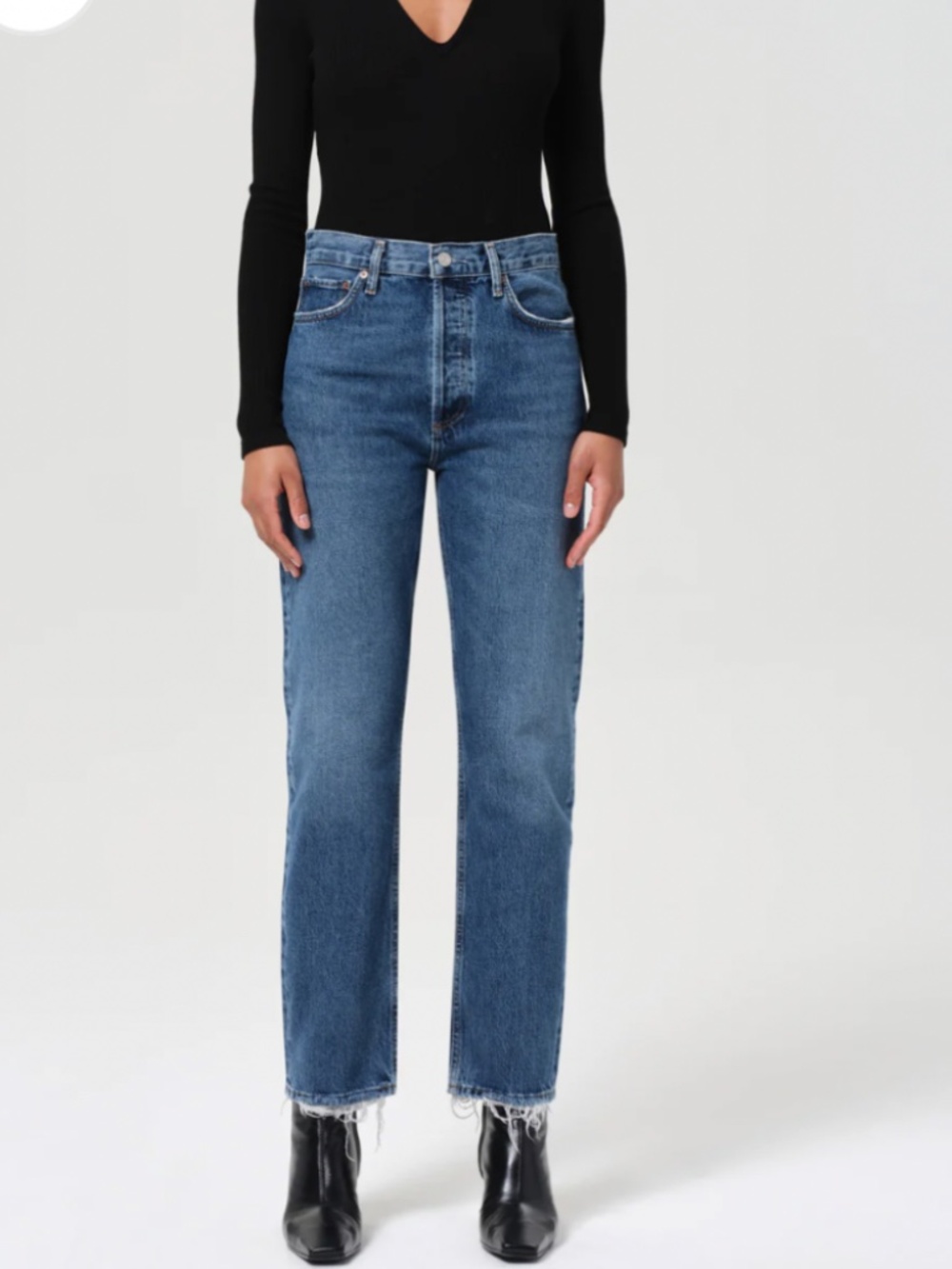 Agolde High Rise 90s Pinch Waist Straight Leg Jeans